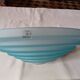 Vintage glass wall sconces "vetri murano 004" aquamarine - 1970s