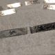 10 silver-plated metal knife and card holders, art deco style, Rabier