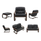 Vintage Scandinavian salon "La Boutique Danoise": Sofa, Armchair and