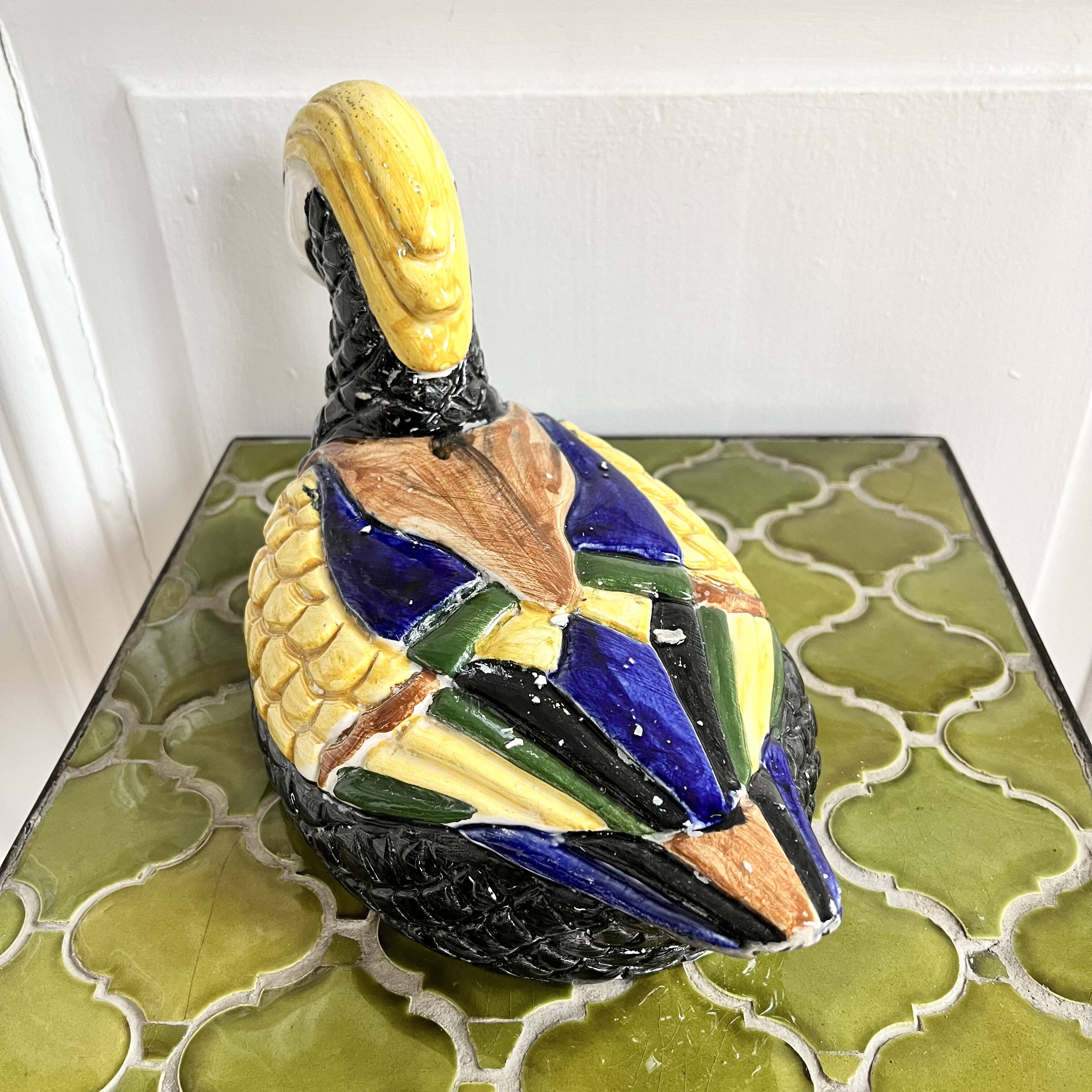 Vintage ceramic duck