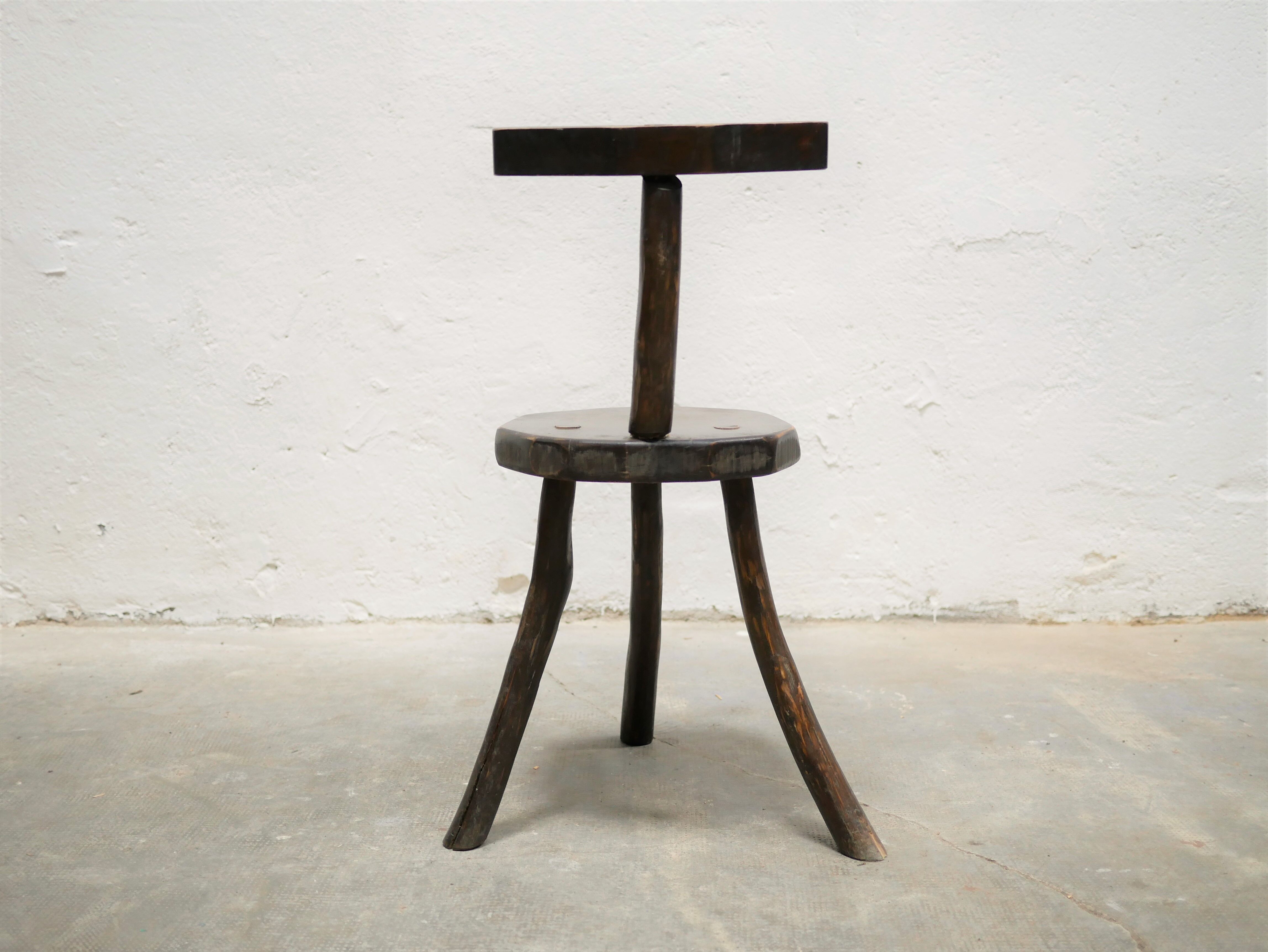 Vintage brutalist chair