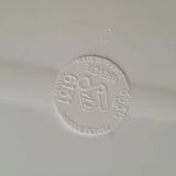 Miroir rond en plastique blanc Syla - Ref 702