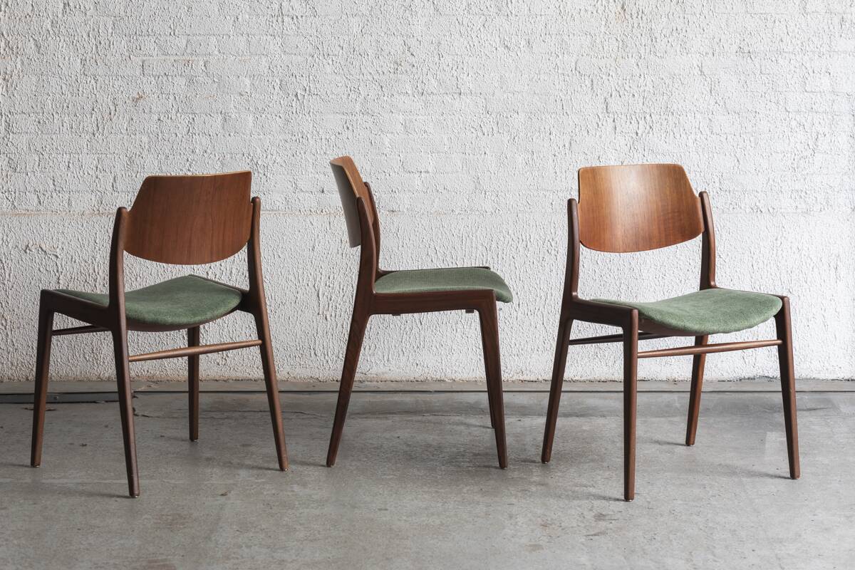 Set of 4 dining chairs by Hartmut Lohmeyer for Wilkhahn, Germany, 1950s