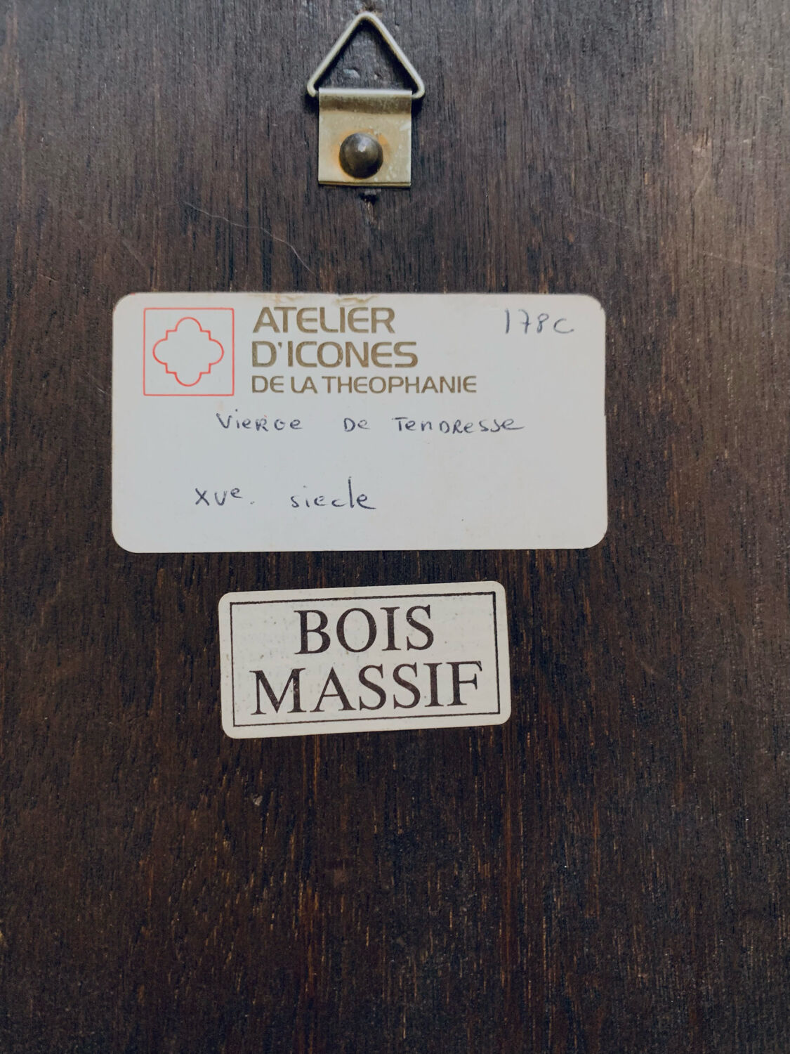 Orthodox religious icon virgin of tenderness