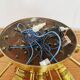 1 of 2 Amazing Golden Bubble Glass Flush Lamps by Doria