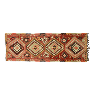 Tapis kilim artisanal d’Anatolie 260 cm x 97 cm