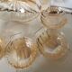 Art Deco pearly glass dessert service
