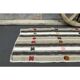 1970s Turkish Oushak handmade wool cotton white runner  70x241