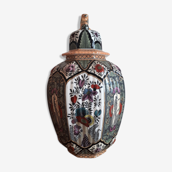 Lidded Baluster Vase - Delft's Faïence