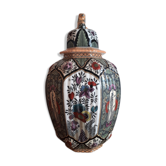 Lidded Baluster Vase - Delft's Faïence