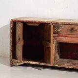 Antique Wabi Sabi Style TV Cabinet (c.1900)