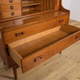 Mid-Century Teak Shelf by Johannes Sorth for Bornholm, Denmark, 1960s