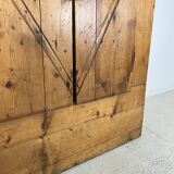Authentic mountain cabinet furniture, jam maker, folk art, Savoie