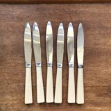 Series of six cheese knives