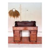 19th century mahogany veneer desk
