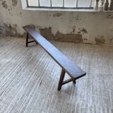 Solid oak bench 230 cm