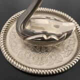 1 Baguier shape Swan shape in silver colored metal