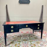 Large Louis XVI Period 18th Century Blackened Wood Flat Desk