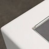 Wood and glass side table, c.1970 (1 of 2)