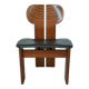 Afra & Tobia Scarpa ‘Africa’ Dining Chair – Walnut & Leather, 1975