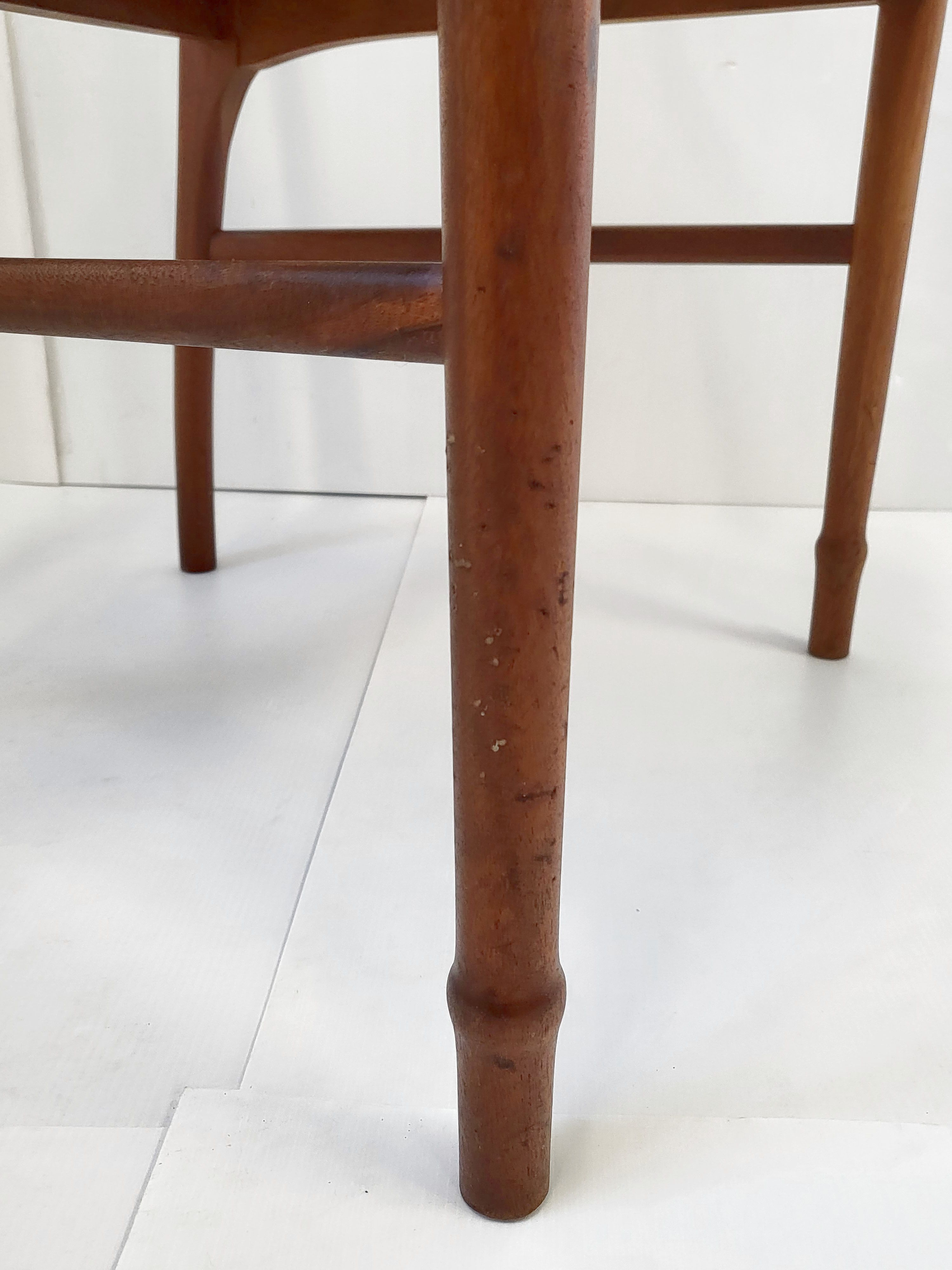 Pair of Scandinavian armchairs 1960 in teak