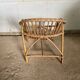 Vintage rattan children's armchair 1960s