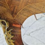 Louis XV style lady's desk in marquetry and bronze
