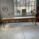 XL farmhouse table in beech and pine 3m