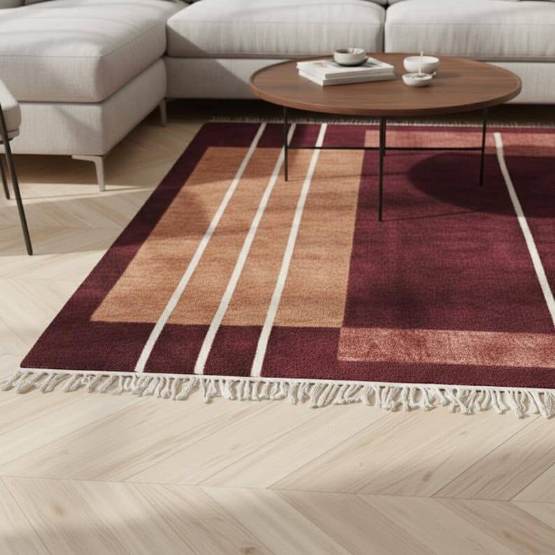 Traditional handwoven Berber rug size 150x250 cm