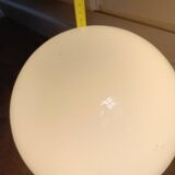 Bedside lamp, table lamp, white opaline globe