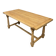 Solid oak farmhouse table