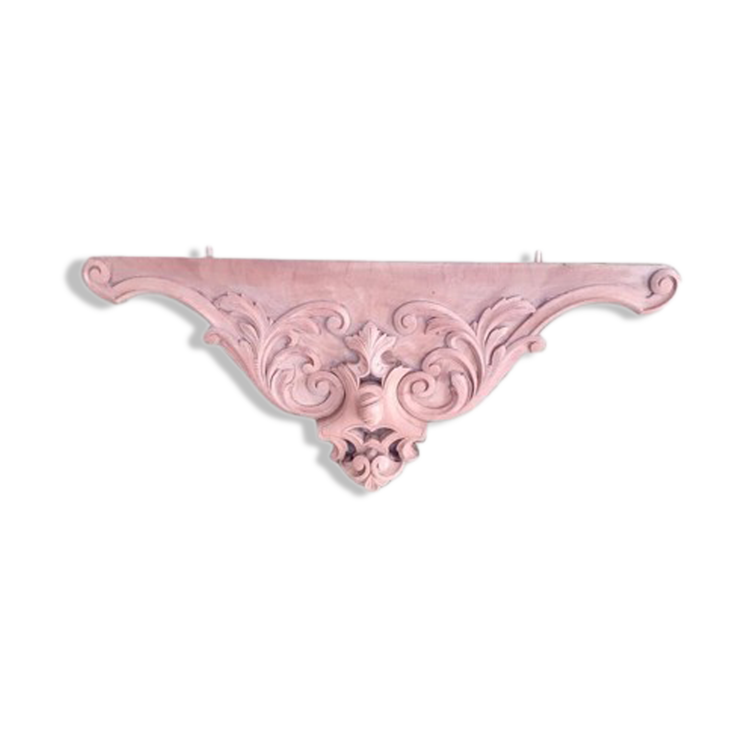 Wooden cabinet fronton