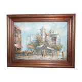 Painting with oil on canvas signed