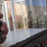 Louis XV style mirror wood and pediment