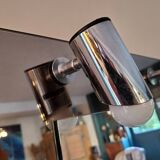 Illuminated bathroom mirror 70's