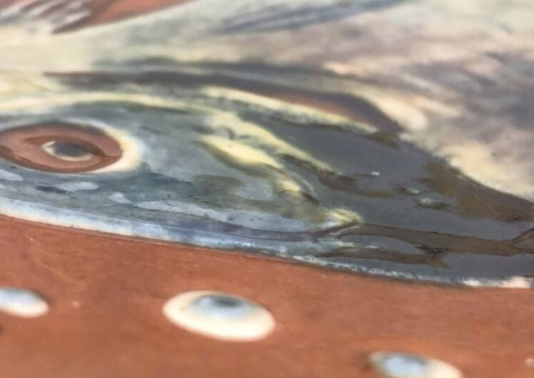 Lluis Puigdemont dish with fish decoration