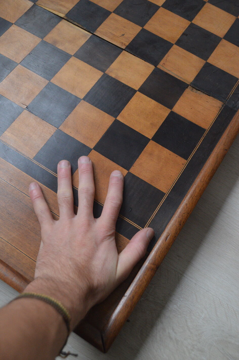 Vintage wooden chess