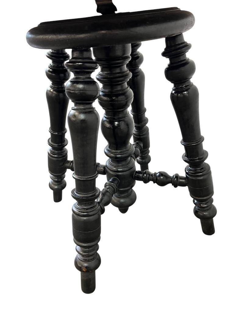 Vintage piano stool / stool / stool