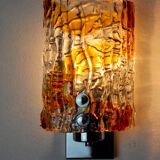 Wall lamp Murano Mazzega, Bicolore, Italy, 1970