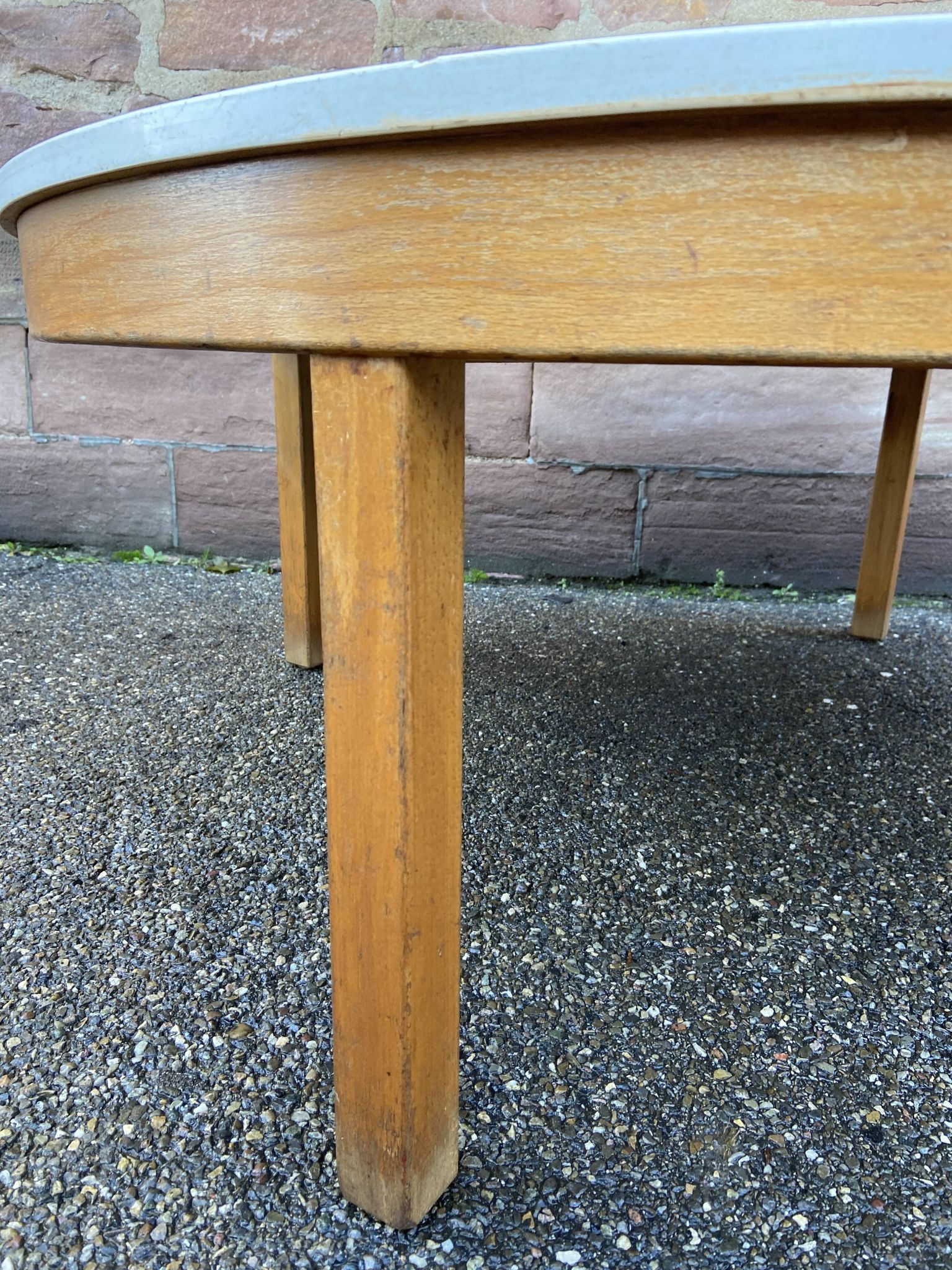 Table basse vintage 1970 french coffee table Mid-Century