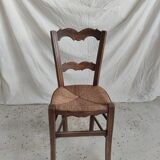 Mulched wooden chair