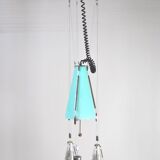 Ceiling lamp in glass, United States, 1950s