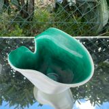 Elchinger white and green vase