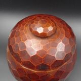 Wooden box- Decoration of cut sides - circa 1950