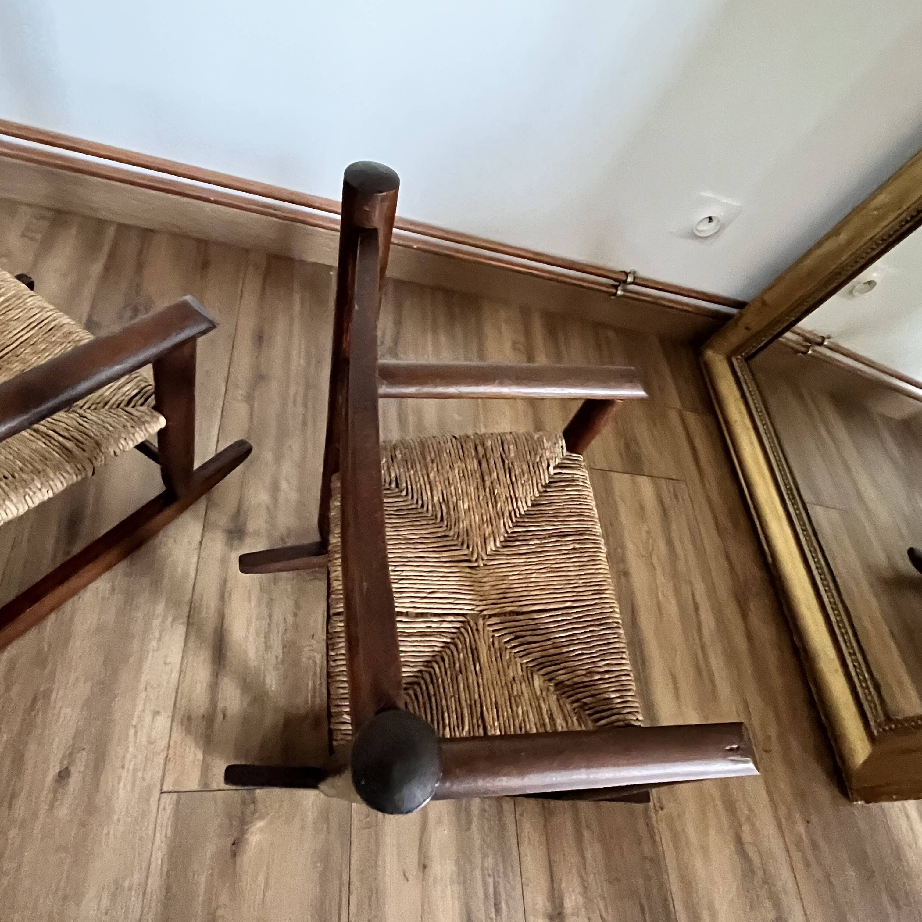 Pair of children's rocking chairs