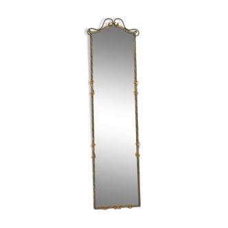 Wrought iron mirror 141x39 cm