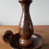 Bougeoir en grès