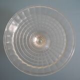 old glass bowl on foot pressed glass compote art deco old glass bowl dish