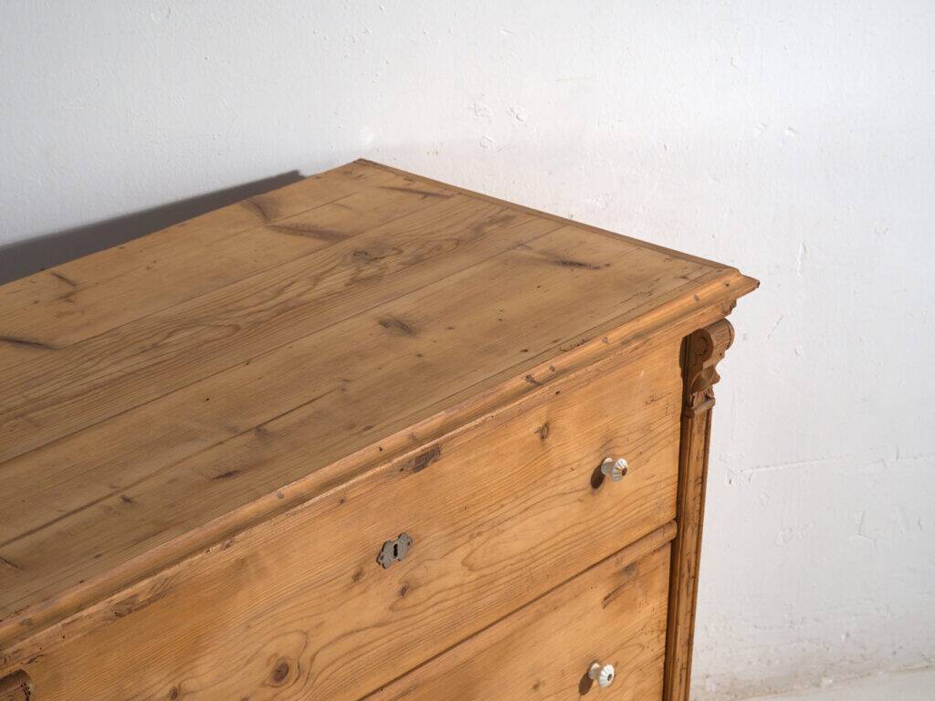Antique pine wood commode – Central Europe (c.1900) #116