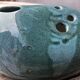 Roller spike flowers, blue-green ceramics